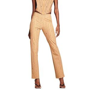 NWT I.AM.GIA Dominique Tan Pant‎ Minimalist Going Out Neutral I AM GIA